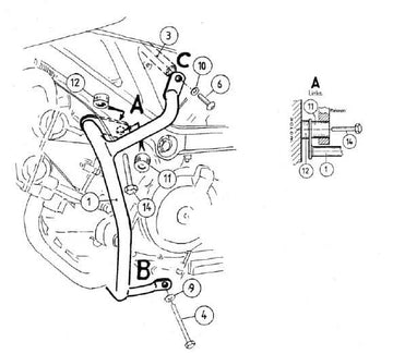 Suzuki SV 650 [2003-2006] - Motorvernstang - 0