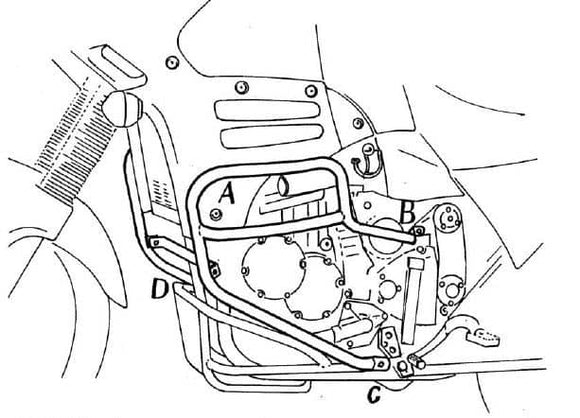 Triumph Tiger [1993-1998] - Motor Protection Bar