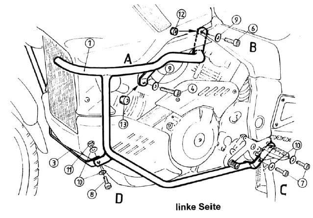 Cagiva Navigator [2000-2005] – mootorikaitse