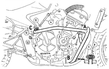 Honda CBF 600 [2004-2007] - Motorschutzbügel schwarz
