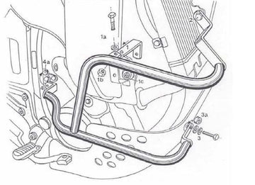 Honda XRV 650 [1988-1992] - Pasek ochrony silnika