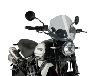 DUCATI SCRAMBLER 1100 DARK PRO [2025] – ALU Frontplatte – Schwarz