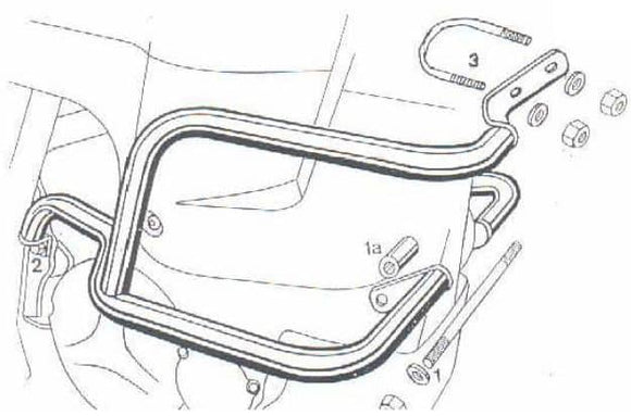 Suzuki Dr Big 800 [1991-1997] - Barra di protezione del motore