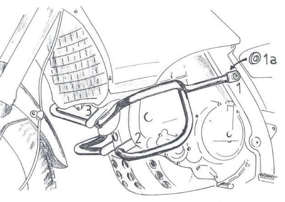 Aprilia Pegaso 650 [1996-2012] - motor protection bar