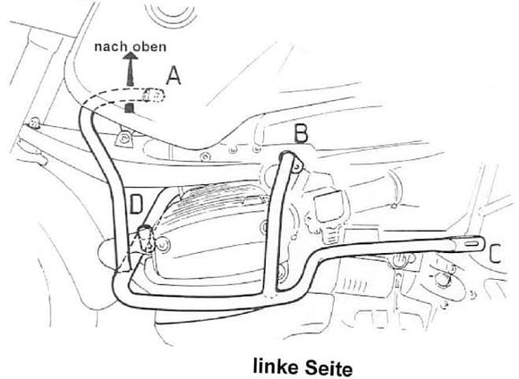 BMW R 850 GS [1994-2000] - Motorbeschermingsbalk