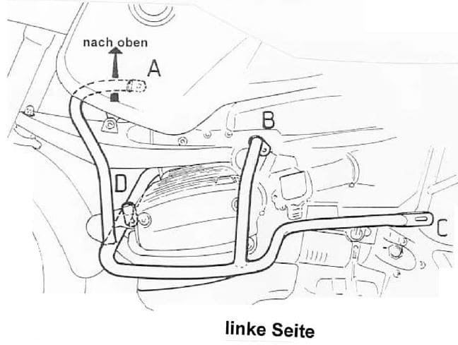 BMW R 850 GS [1994-2000] - Motorschutzbügel
