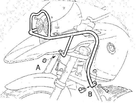 BMW R 1150 GS [2000-2004] - barra de protección de tanques