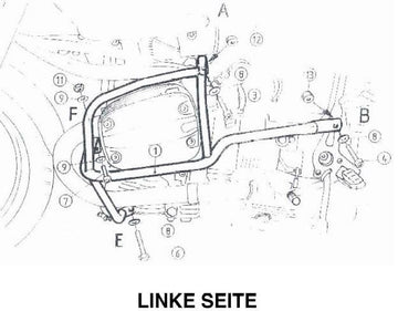 BMW R 850 R [2000-2006] - motor protection bar - 0