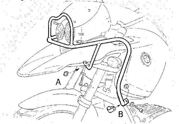 BMW R 1150 GS Adventure [2001-2005] - Bar pro ochranu nádrže
