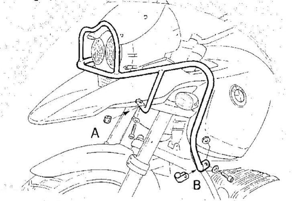 BMW R 1150 GS Adventure [2001-2005] - Tankbeschermingsbalk