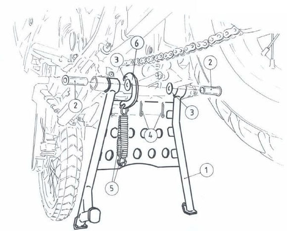 Honda XRV 750 Africa Twin [1993-2003] - Основной стенд