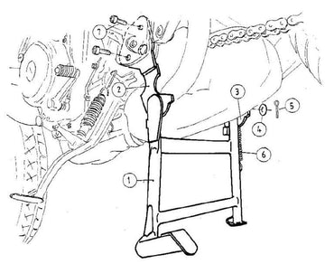 Yamaha TDM 850 [1991-2001] - Main Stand