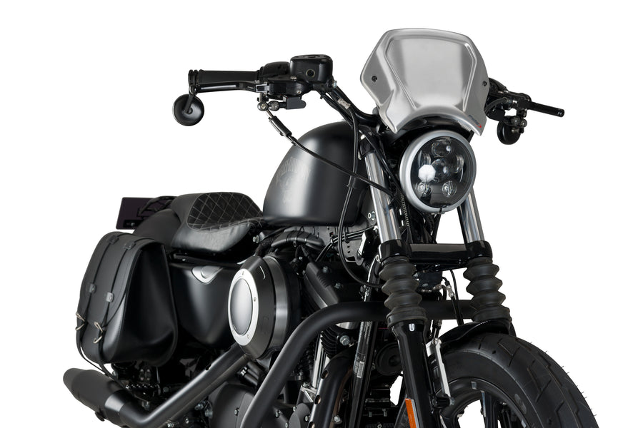 HARLEY DAVIDSON SPORTSTER 883 IRON XL 883 N [2012] – ALU Frontplatte – Silber