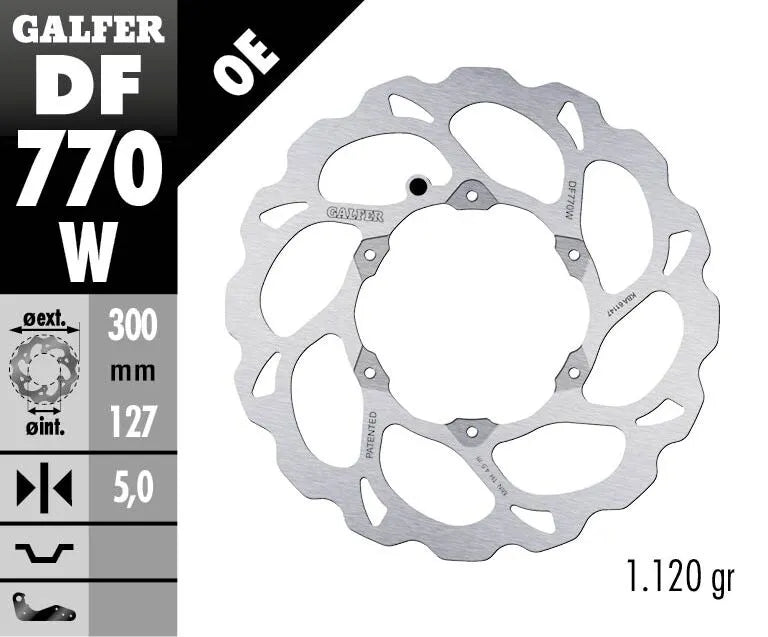 Kaasu ES 700 [2022, 2024] - Wave® jarrulevy – kuva 2