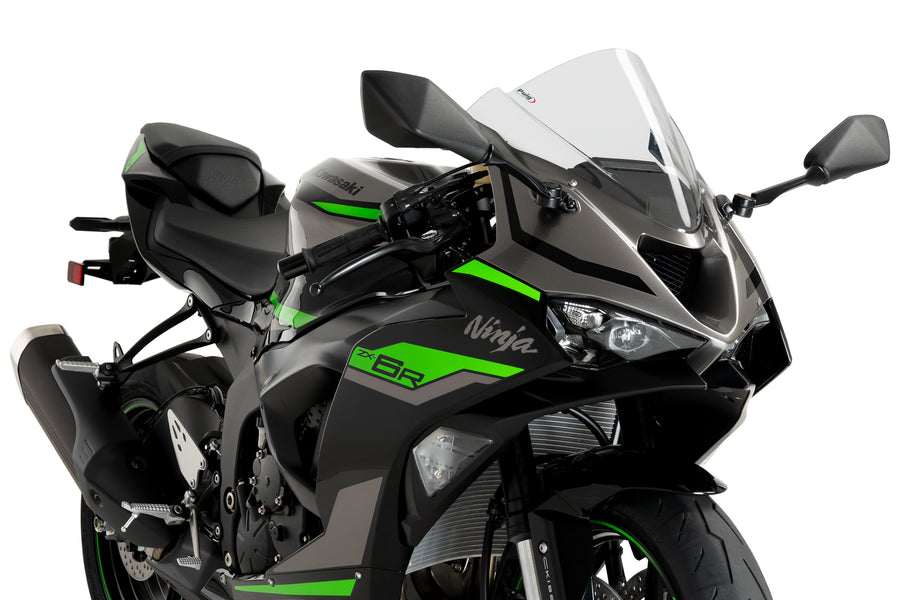 KAWASAKI ZX-6R NINJA [2025] — Экран Z-Racing — сильная тонировка