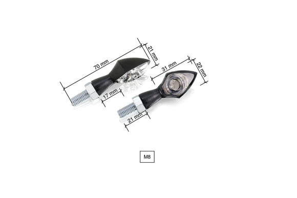 KTM RC 390 [2025] — Комплект светодиодных индикаторов питания — черный