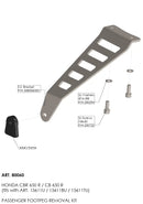 honda cb 650 r neo sports cafe [LEOVINCE] – Fußrasten-Ausbaukit-2