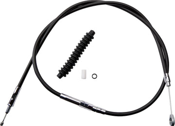 harley davidson fxs [DRAG SPECIALTIES] – Hocheffizientes Kupplungsseil aus schwarzem Vinyl
