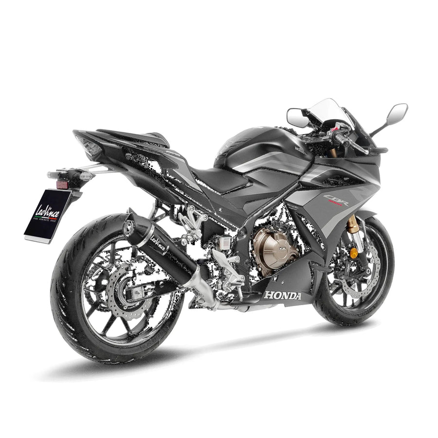 honda cb 500 [LEOVINCE] – Silenciador traseiro Nero - aço inoxidável
