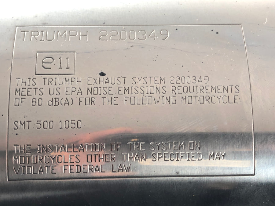 Triumph Speed Triple 1050 515NJ [2006] - prigušivač lijevog ispuha