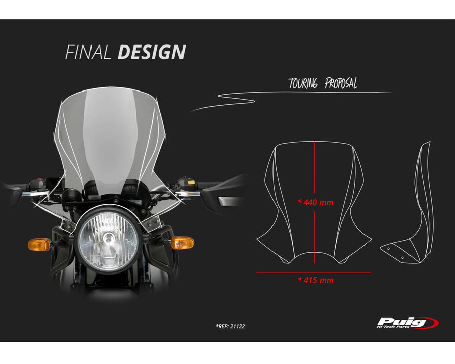 ROYAL ENFIELD HIMALAYAN 410 [2023] – Zaslon za obilazak – Proziran