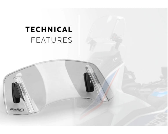 KTM 890 SMT [2025] – ネジで取り付けられたスポイラーディスク 2.0 – 透明