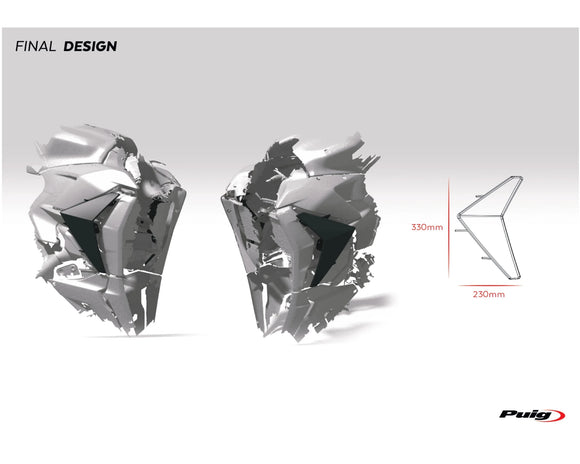 DUCATI STREETFIGHTER V2 [2024] – Carénage côté pare-brise nu