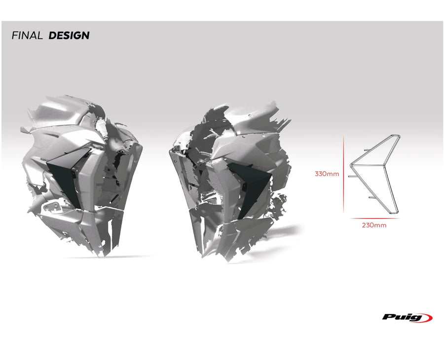 DUCATI STREETFIGHTER V2 [2024] — vējstikla sānu apšuvums