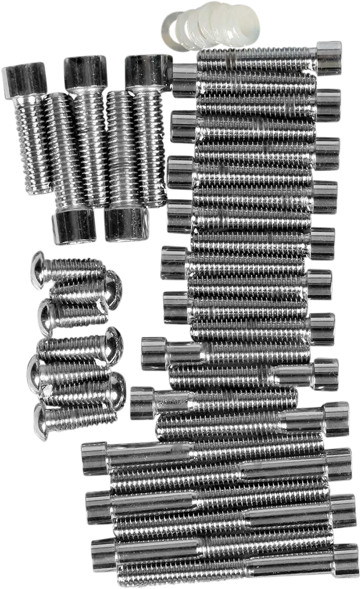 harley davidson fxsts [DRAG SPECIALTIES] – Satz Schrauben für Nockenwellen-/Primär-/Getriebeabdeckung