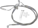 Harley Davidson Flhtcui [DRAG SPECIALTIES] – Edelstahl-Bremsleitungs-Kit, verlängert