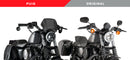 HARLEY DAVIDSON SPORTSTER 883 IRON XL 883 N [2012] – ALU Frontplatte – Silber-2