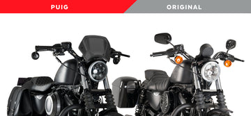 HARLEY DAVIDSON SPORTSTER 883 IRON XL 883 N [2012] – ALU frontplade – sølv - 0