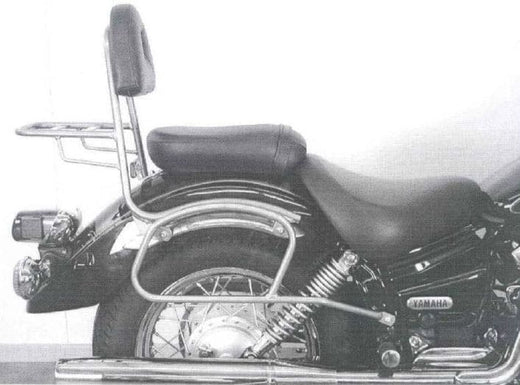 Yamaha XVS 125 [2000-2004] - Sissybar sem ponte de bagagem