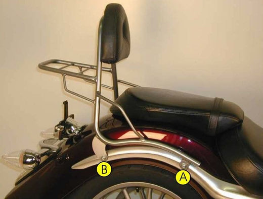 Yamaha XV 1900 Midnight Sta [2006-2016] - Sissybar ilman matkalaukkuja
