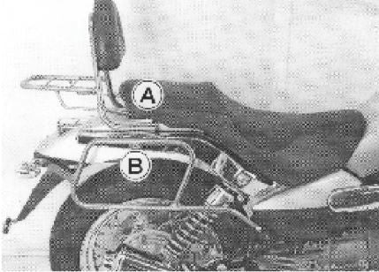 Moto GUZZI NEV CLAS V 750 IE [2004-2011] - Sissybar zonder bagagebrug