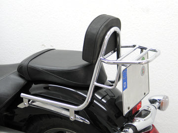 Yamaha XVS 1300 Midnight Star [2007-2016] - SISSY BAR vyrobený z potrubí s polštáři a zavazadlový stojan