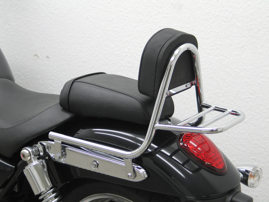 Triumph Thunderbird 1600 [2009] - Sissy Bar aus Rohr mit Kissen und Gepäckträger