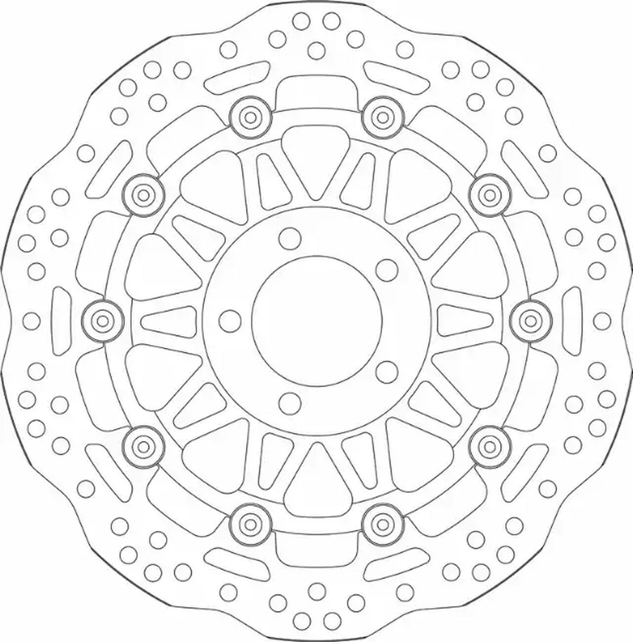 KAWASAKI Z 750 [2004-2006] - Modernizacja tarcz hamulcowych