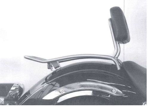 Yamaha XVS 125 [2000-2004] - σόλο σχάρα με πλάτη
