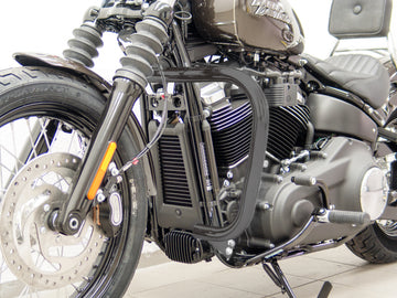 Harley Davidson Softail (Milwaukee -Eight 107/114) [2018] - Barra protettiva, versione di grandi dimensioni fatta di tubo da 38 mm, forma conica, nero