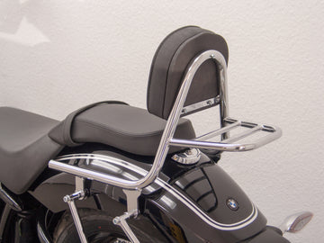 BMW R 18 (OL11) 2021- [2021] - Sissy Bar Gemaakt van pijp met kussens en bagagerek