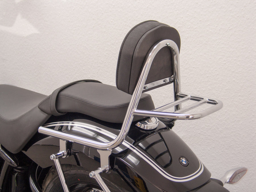 BMW R 18 (OL11) 2021- [2021] - Sissy Bar aus Rohr mit Kissen und Gepäckträger