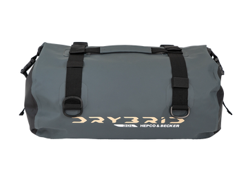 Motorradtasche [Hepco & Becker] - Drybrid Bag 30L Motorrad Gepäckrolle wasserdicht – Gurtbefestigung