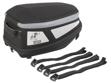 Hecktasche [Hepco & Becker] - Royster Rearbag Sport Hecktasche mit Gurtbefestigung - schwarz/grau – Sportrack