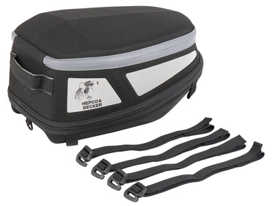 Hecktasche [Hepco & Becker] - Royster Rearbag Sport Hecktasche mit Gurtbefestigung - schwarz/grau – Sportrack