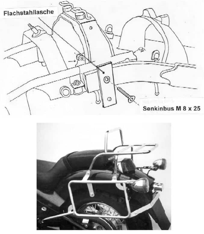 Honda VT 600 C [1988-2000] - Komplett-Träger