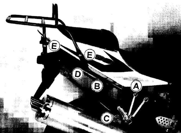 Suzuki GSX-R 600 [2004-2005] -luggage Bridge