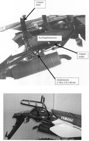 Yamaha DT 125 X [2005-2006]  - 行李桥