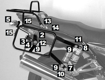 Yamaha XJR 1300 [2007-2014]-Kompletní nosič Lock-It