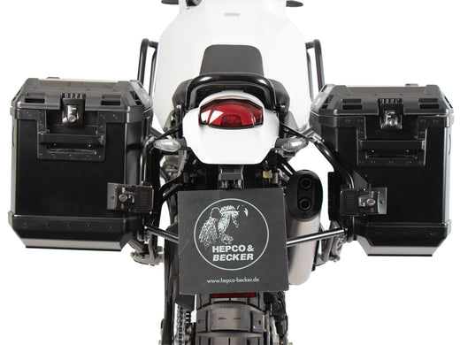 Ducati DesertX [2022-2026] - Set portapacchi Cutout nero.